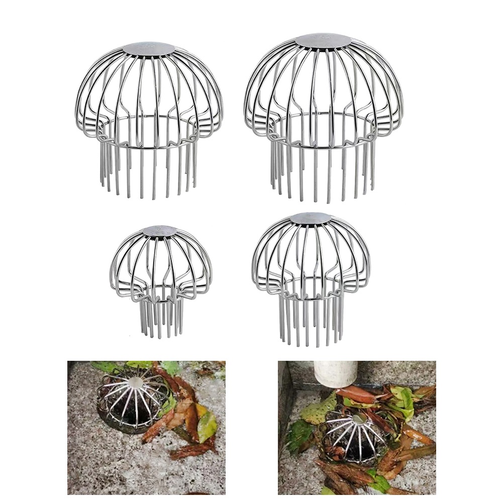 50-160mm Strainer Garden Landscaping Floor Drain Gutter Guard Roof Guttering Cover Leaf Protection Netting Gutter Guard Mesh