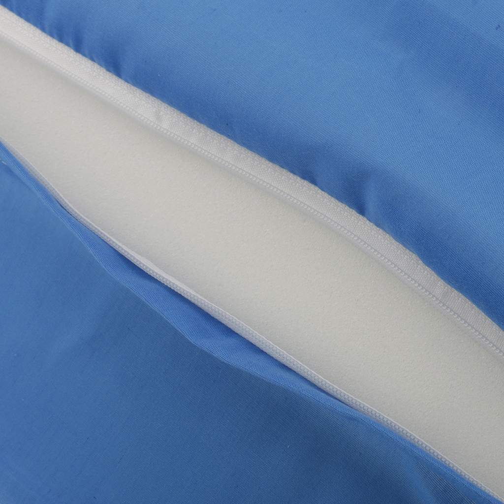 Foam Wedge Pillow Elevation Cushion Lumbar Support Zippered Cover
