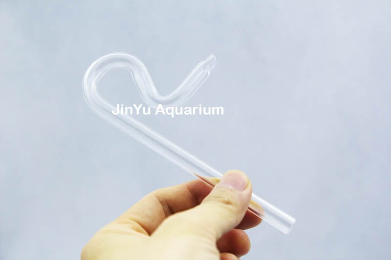 Lilie glas rohr Mini nano 13mm 10mm 17mm zufluss abfluss Jet Energie abfluss fisch pflanzen Panzer Aquarium Filter zubehör