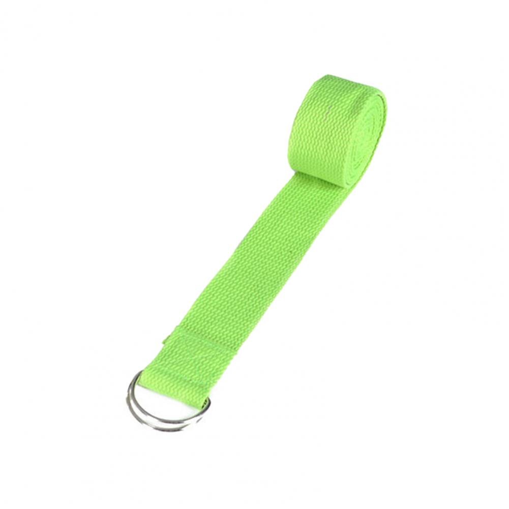 Yoga Stretch Strap Burrs-free Muscle Relax Accessory Leg Stretchers Training Belt for Trainer: Green