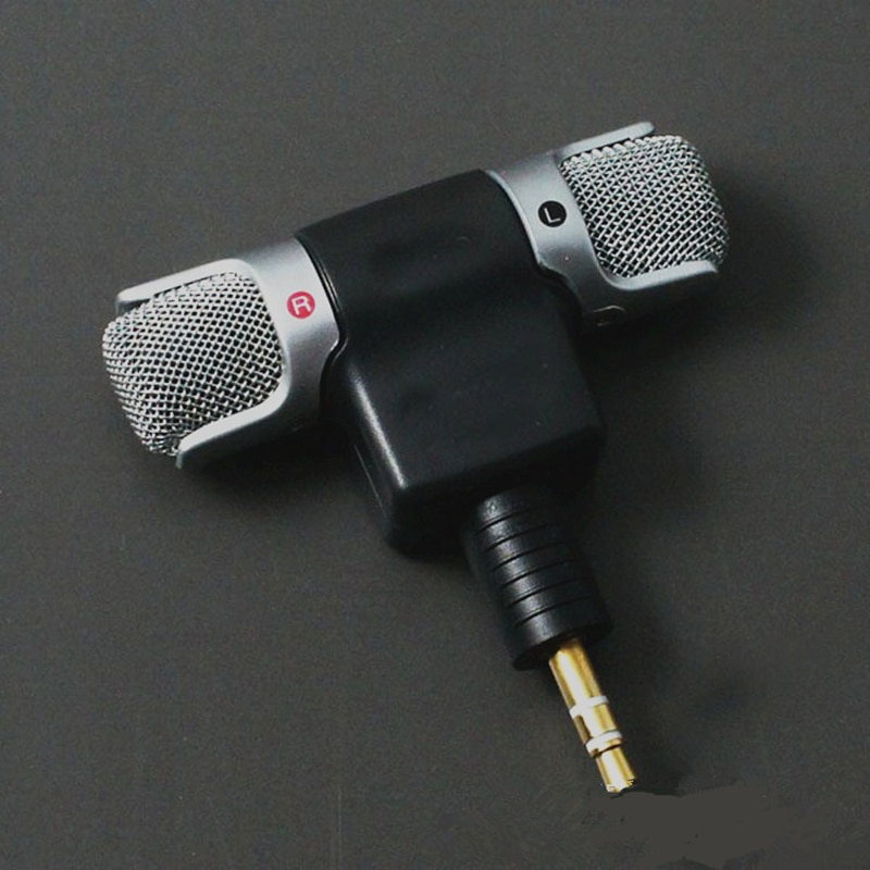 Mini 3.5mm Jack Microphone Stereo Mic For Recording Mobile Phone Studio Interview Microphone For smartphone PC Camera