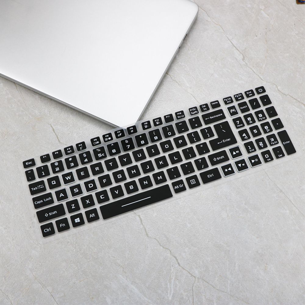 156'' Laptop Keyboard Cover Protector Skin For Acer Nitro 5 AN515-54-54W2 AN515-54-51M5 AN517-51-56YW Nitro 7 AN715-51 173'': black
