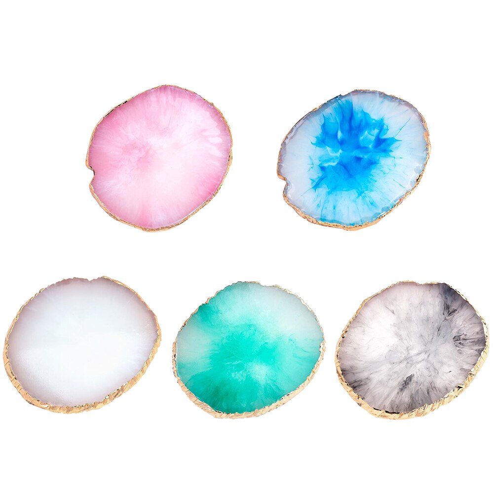 Foundation Mixing Make Up Tool Resin Stone Manicure Palette Nail Color Mixing Art Palette Color Chart Palette