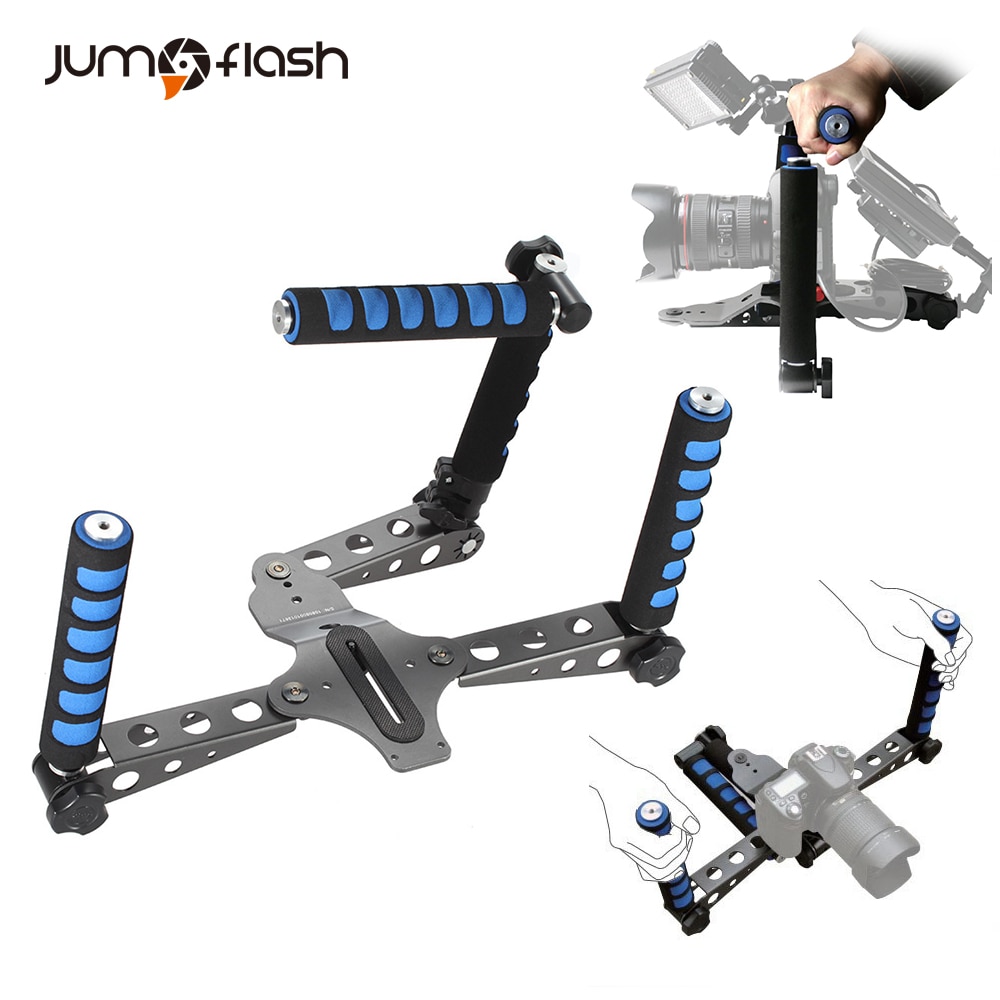 Aluminium Alloy Foldable Tripod DSLR Rig Movie Kit Film Making System Shoulder Mount Support Rig Stabilizer Digital SLR Cameras