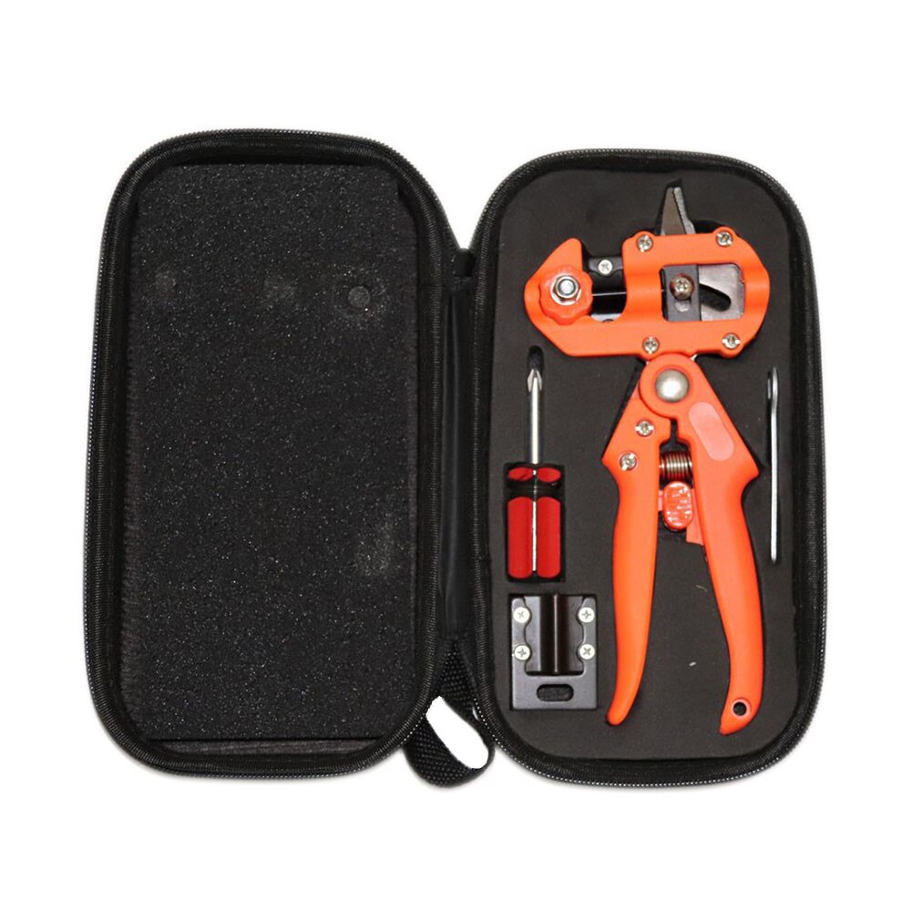 Kit de greffage de jardin | Outils de coupe de taille, Kit 2-en-1 outils de greffe, Kit de sécateur, greffe de oméga, U: Orange
