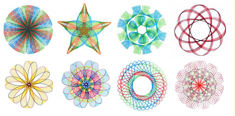 Spirograph-Conjunto de juguetes para dibujar, engranajes entrelazados, ruedas, accesorios de dibujo, juguete educativo , spirografos, GYH