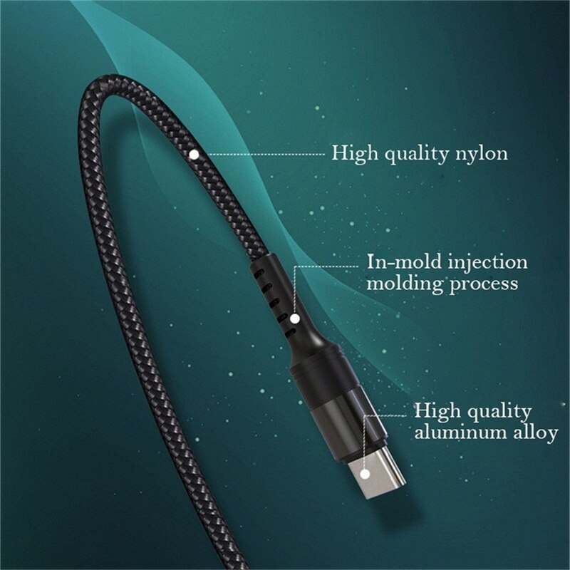 Micro USB Cable & Type C Cable 5A Fast Charging for Samsung Xiaomi Mobile Phone Data Cable Type-C for Xiaomi Redmi Note 8