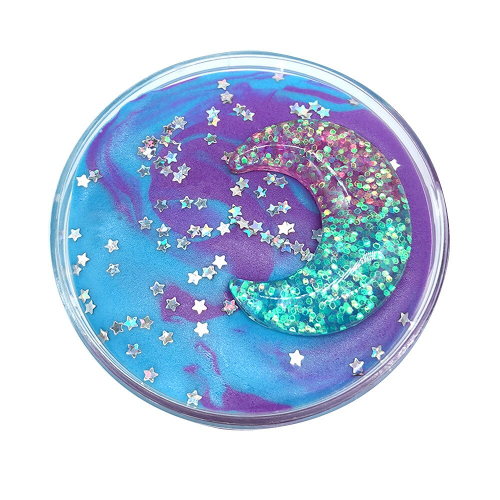 SchöNe Farbe Schleim Lizun Gummi Spielzeug Polymer Ton Luft Trocken Plastilin Schleim Liefert knetmasse Licht modellierung Tonne Charme #1: A