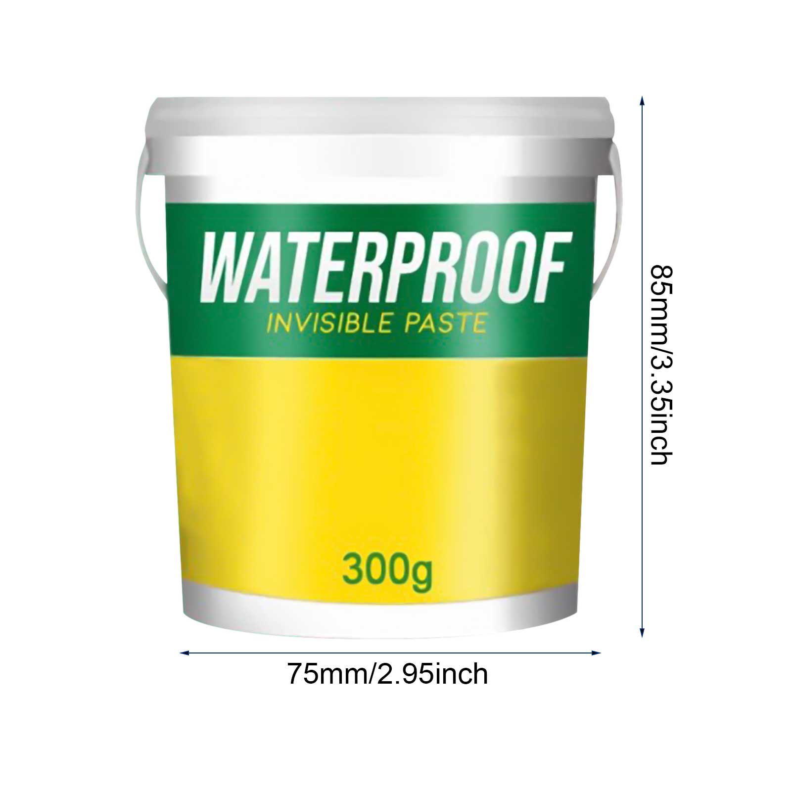 300ml Bonding Invisible Paste Water Based Polyurethane Waterproof Exterior Wall Coating Waterproof Sealant Agent With Brush Set