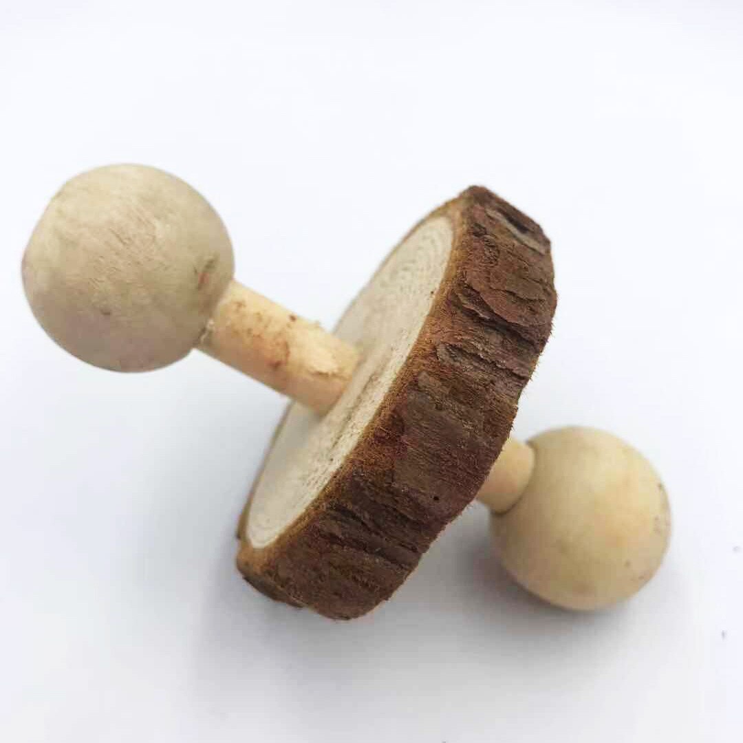 Cute Natural Wooden Pine Dumbells Roman Column Roller Chew Toys for Guinea Pigs Small Pet Molars Supplies Rabbits Hamster Toys