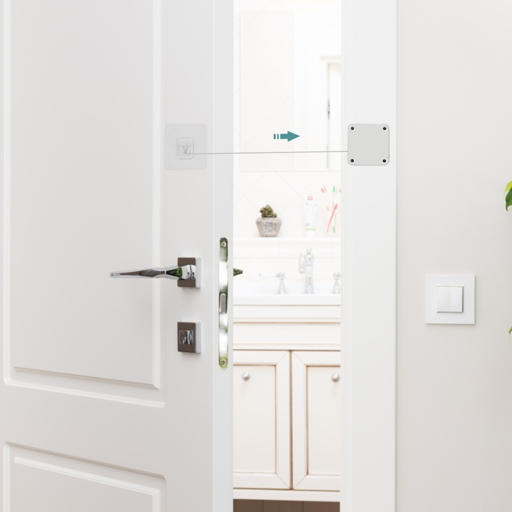 Cierre automático de puerta de 1,2 m, pegatina de puerta sin agujeros multiusos, amortiguador de puerta deslizante, dispositivo de cierre, herramienta de Hardware para muebles