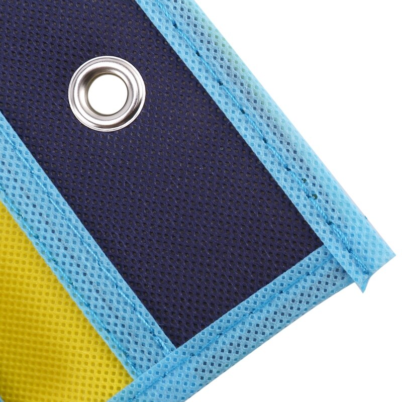 Numbered Pocket Chart Classroom Organizer For Cell Phones Calculator Holders (30 Pockets, Blue Pockets)