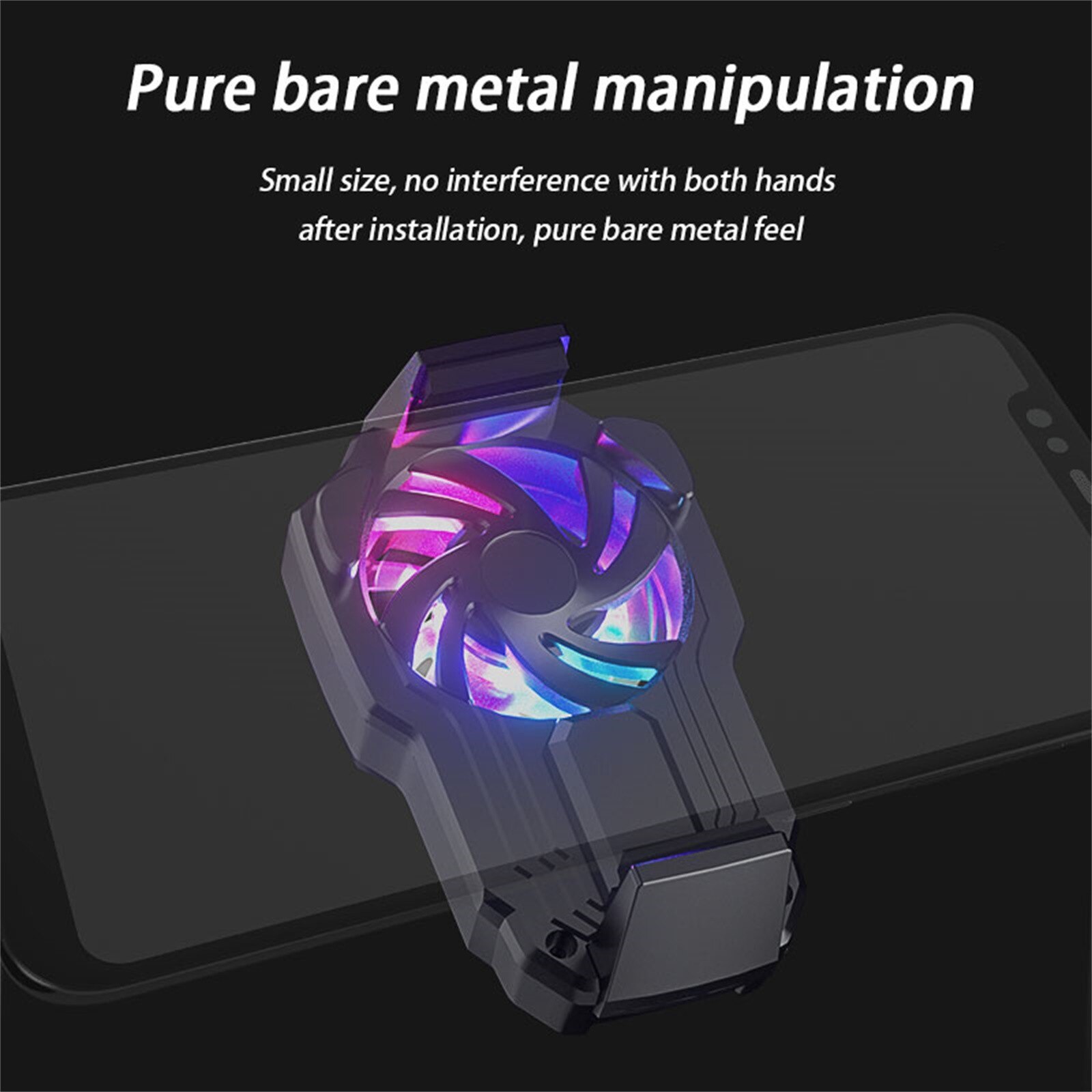 Mimo FL05 Mobile Phone Radiators Universal Built-in 700mAh Battery Smart Phone Game Air-Cooled Quick ABS Silent Dazzling Fan