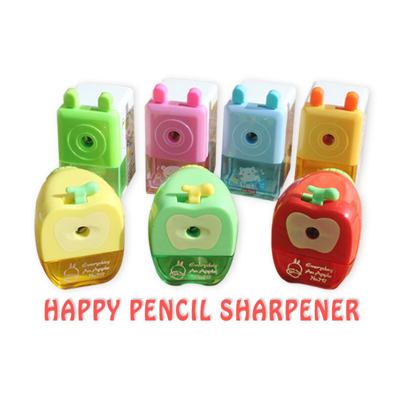 Apple Pencil Sharpener Student Manual Pencil Sharpener Cartoon Cute Pencil Sharpener Stationery Mechanical 3 Years Old