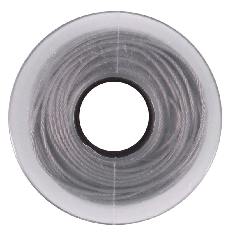 100 stk 1mm stålwirer aluminiumshylster ærmer sølv tone & 1x hejseløft 7 x 7 1mm dia rustfrit stål fleksibel wire