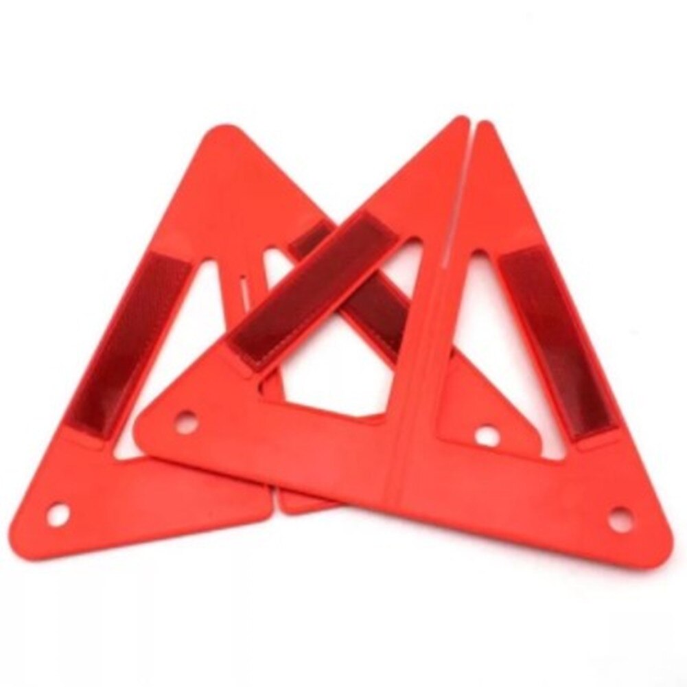 Car Triangle Warning Sign Cars Tripod Emergency Hazard Sign Reflective Stop Sign Board Auto Breakdown Warning Triangle