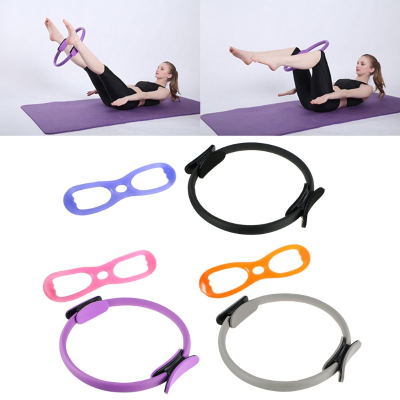Fitness Cirkels Yoga Pilates Ring En Oefening Band Sport Training Weerstand Cirkel Yoga Stretch Band Yoga Accessoires