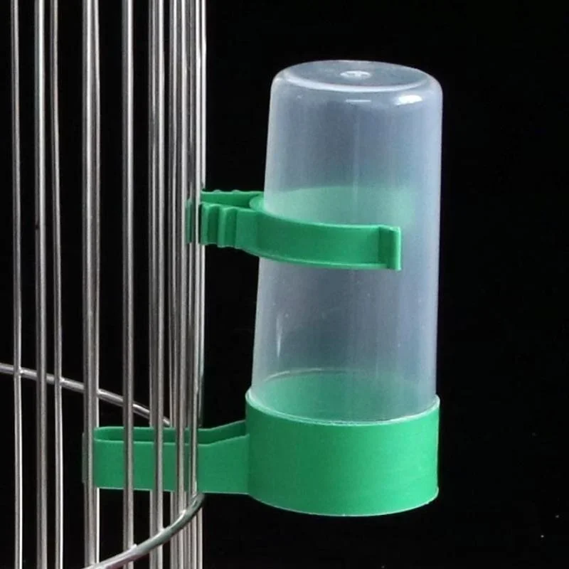 Wasserspender für Vogelkäfige, Vogeltassen, Flaschen, Spatzen, Papageien, Wellensittiche, Nymphensittiche und Turteltauben, Futterspender und Tränke