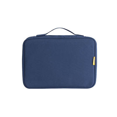 Grand sac de voyage en Nylon imperméable à l'eau sac porte-Documents Portable sacs organisateur de grande capacité pour certificat sacs numériques Ipad: deep blue