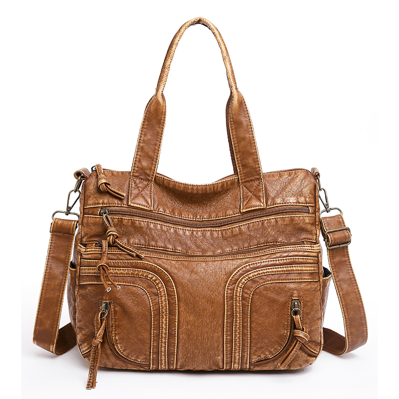 Bolsos Vintage de exclusivo para mujer, bolso Retro de gran capacidad, bandolera de hombro a la: Multicolor