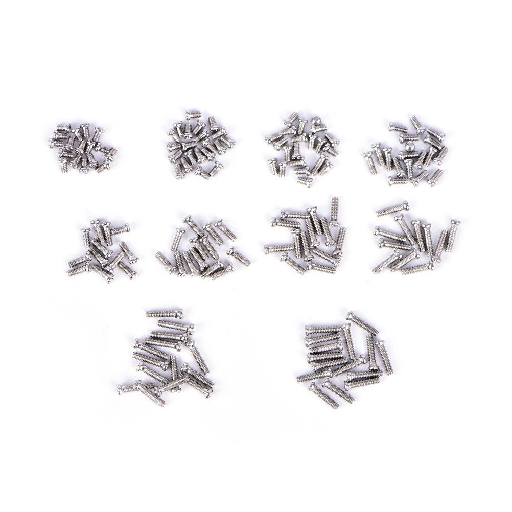 1000 unids/set surtidos tornillos para reloj ojo gafas relojero pieza de reparación herramienta