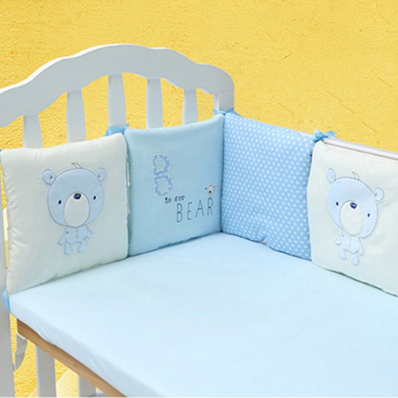 6 Stks/partij Baby Bed Bumper In De Wieg Baby Kamer Decoratie Crib Protector Voor Kids Bumper Peuter Pasgeborenen Bed Beddengoed set: 2