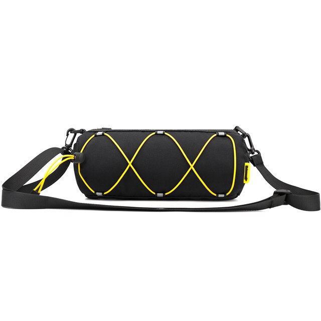 Rhinowalk sac de moto sac de vélo multifonctionnel moto selle sacs moto côté sac à outils porte bagages pare-chocs moteur: Black-2.4L