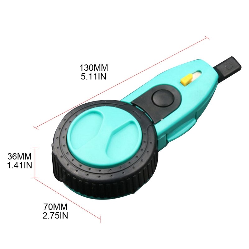 Construction 8M Ink Fountain Scribe Automatic Take-up Marker Mini Chalk Line