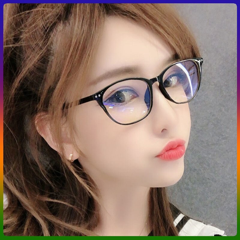 Unisex Computer Glasses Blue Light Blocking Anti Fatigue Ultra Light Round Nerd Eyeglass Frames Teens Boy Girl Anti Eye