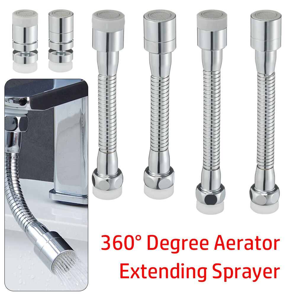 360 ° Rotatie Keuken Uitbreiding Kraan Filter Koperen Mondstuk Tap Connector Adapter Water Saving Swivel Badkamer Accessoires