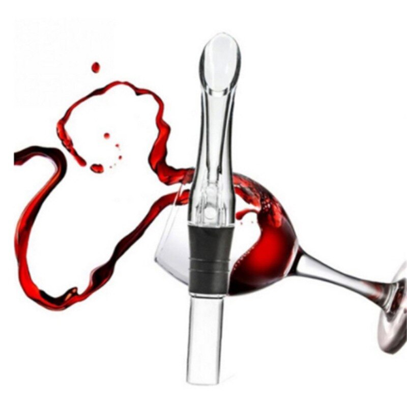 1Pc Acryl Beluchten Schenker Decanter Wijn Beluchter Tuit Pourer Draagbare Wijn Beluchter Schenker Wijn Accessoires Wijn Decanter
