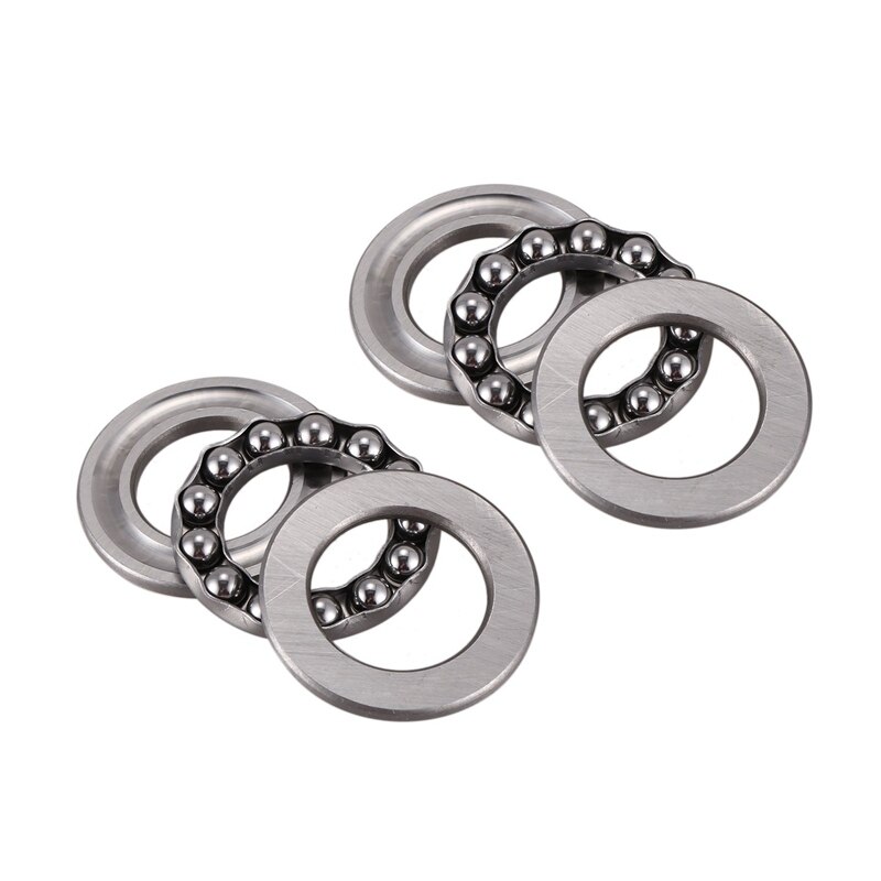 2 Pcs Axial Ball Thrust Bearing 51104 20 x 35 x 10mm