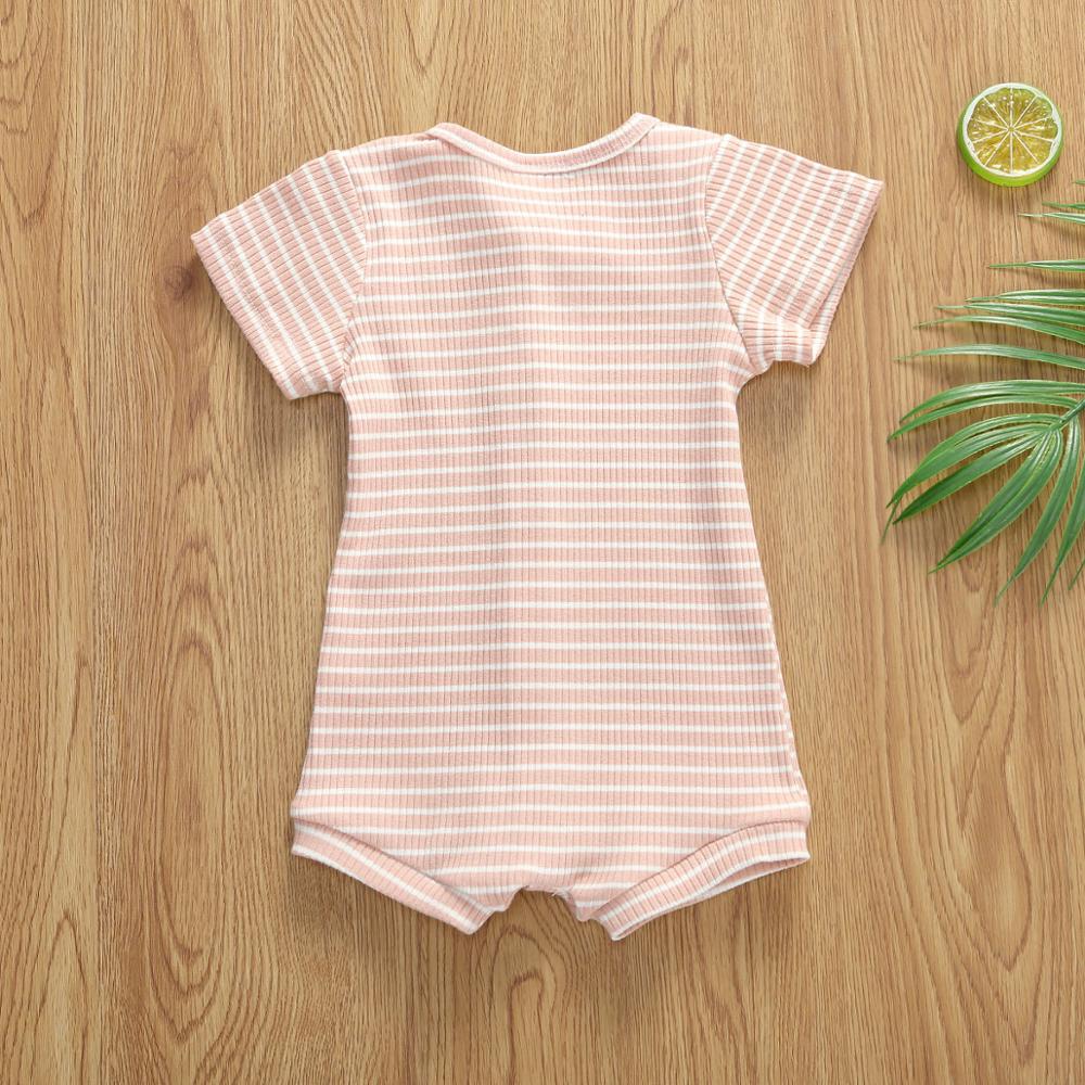 Børn piger tøj sommer strip bodysuit newborn baby romper kort overalls newborn tøj onsie ropa bebe