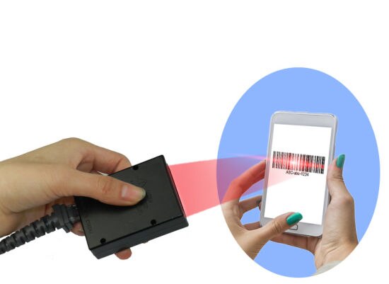 Scanner de codes à barres intégré 1d CCD, lecteur de codes à barres monté fixe, Mini Module de lecture de codes à barres pour ATM/distributeur automatique/casier