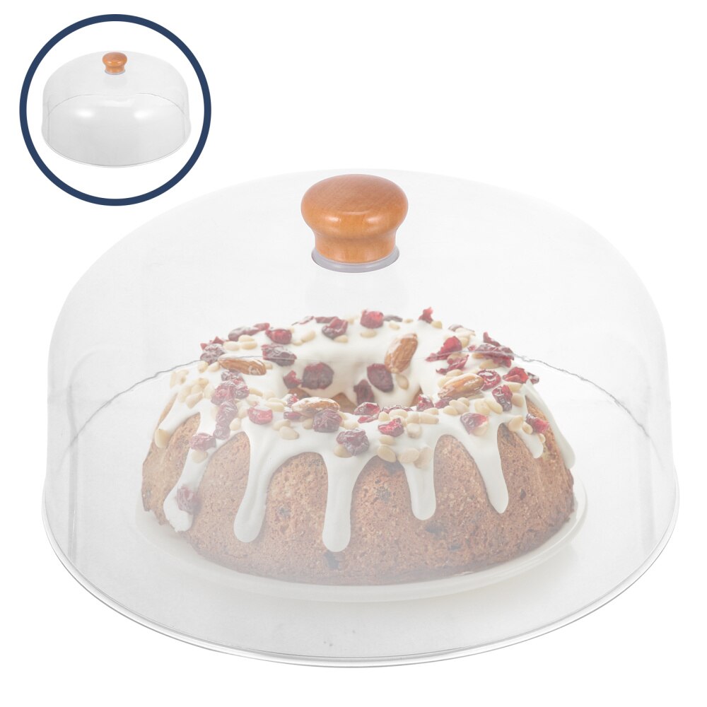 Food Cover Transparent Cake Cover Useful Dust-proof Dome Snack Display Cover