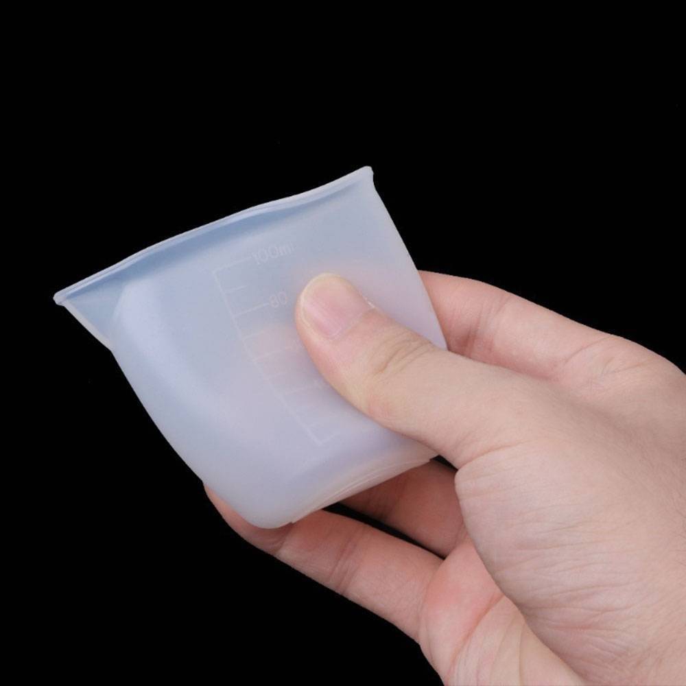 100ml Silicone Resin Glue Graduated Measuring Cup Jug Beaker Kitchen Lab Tool Chemistry Learning stationery laboratory supplies