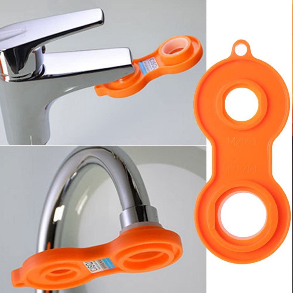 Faucet Aerator Repair Kit Replacement Tool Spanner Plastic Sprinkle Faucet Aerator Tool Spanner Wrench Repair Tool