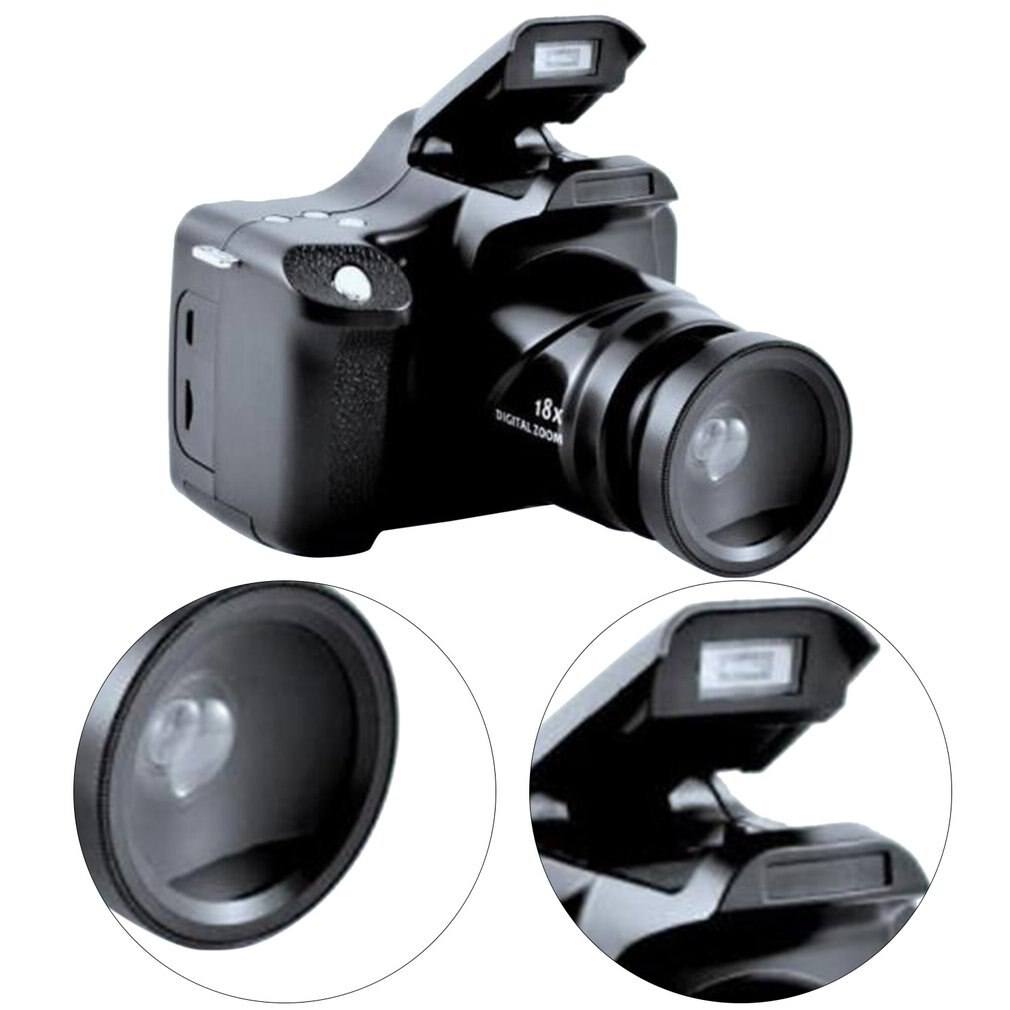 SLR Rechargeable Digital Camera Ultra-wide-angle Lens Macro 3.0-Inch High-definition Digital Videos Camera