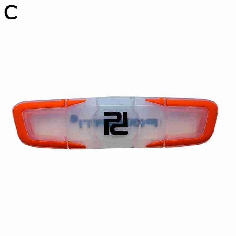 Tennis racket transparent silicone long shock absorber shock absorber enhanced shock absorber: red