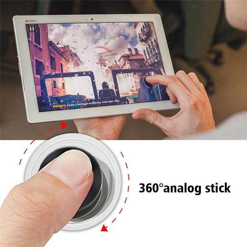 Voor Android Telefoons Arcade Games Controller Touch Joystick Mini Ultra-Dunne Touchscreen Mobiele Telefoon Joystick Voor Ios Telefoons