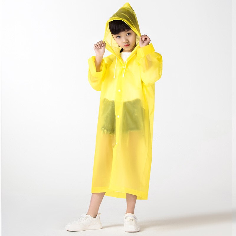 Gorro impermeable transparente de EVA para niño y niña, impermeable de EVA, impermeable para exterior, 4 colores