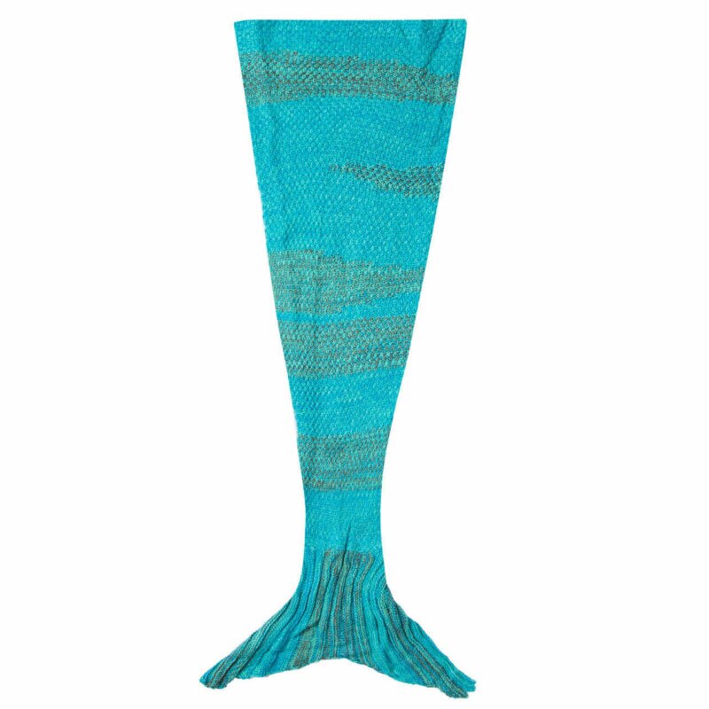 Mermaid Tail All'uncinetto Cocon Sofa Strand Quilt Tapijt Knit Soft Coperta Lapghan