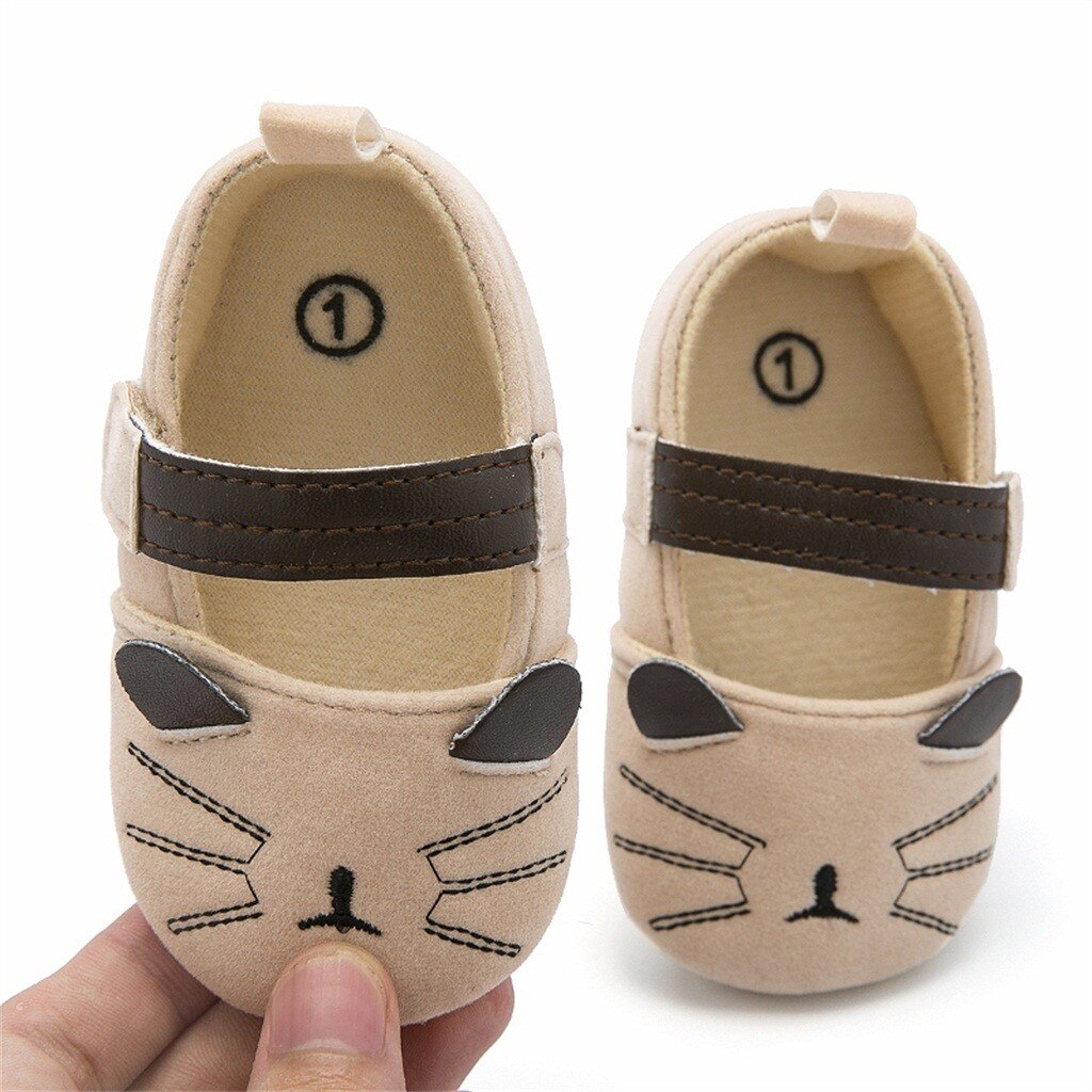 Cute cat princess toddler shoes Toddler Kid Baby Girls Princess Cute Toddler First Walk baby shoes Calzado para nios