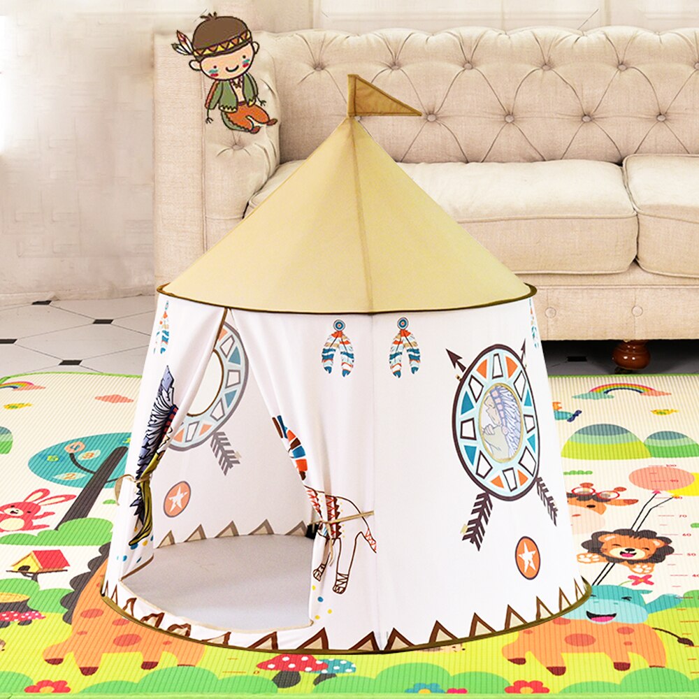 116*123 cm HOF freundlicher zelt Tragbare Prinzessin Schloss Spielen Zelt freundlicher Tipi Zelt freundlicher Zelt SpielhäNutzer für freundlicher