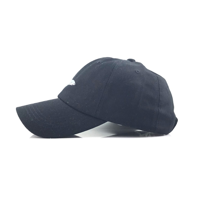 Frühling und Herbst Tier Gewaschen Baumwolle Baseball Cap mit Whale muster Erreichte Bestickt brief Dad Hut für Männer Frauen Gorras
