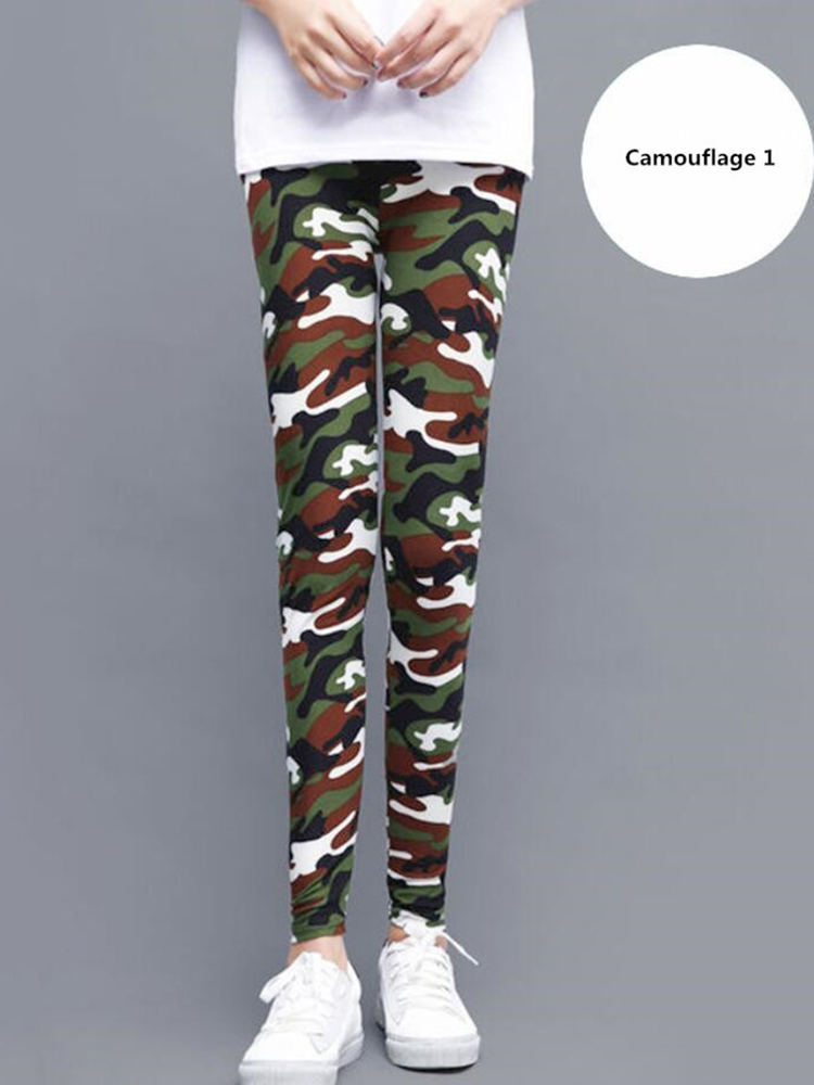 Leggings de camuflaje a la para mujer, pantalones de realce con estampado Sexy para mujer, mallas deportivas informales de talla grande: S / Beige