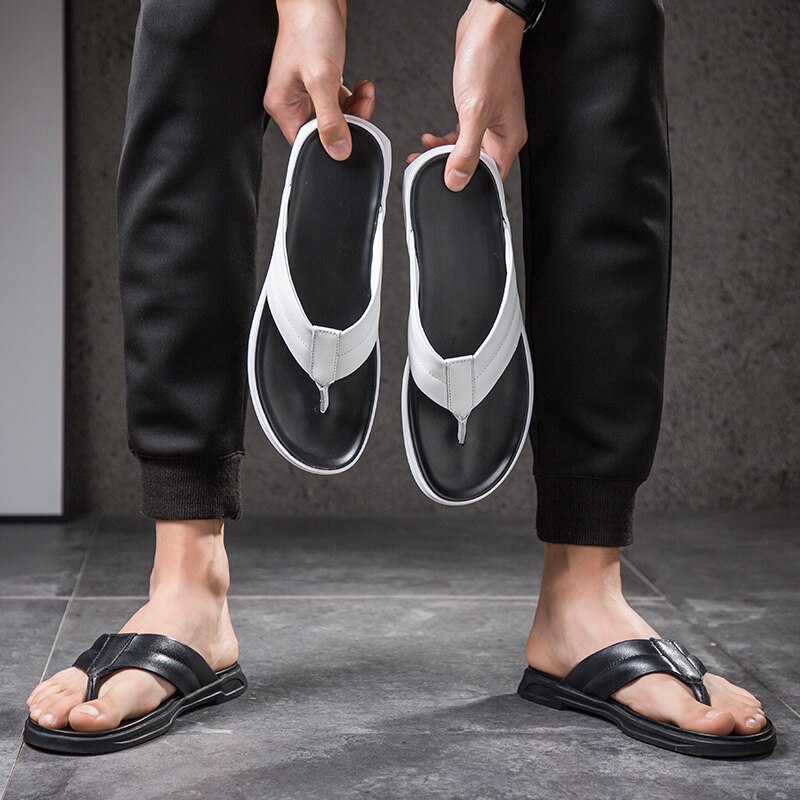 outdoor sliders de beach indoor Mens slipers house hombres summer por for sloffen sole slippers slippers-men room Man verano