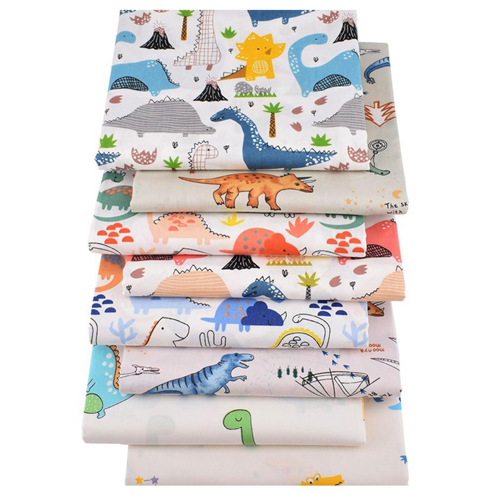 8 Stuks Zachte Ademend Katoen Doeken Patchwork Textiel Materiaal Gedrukt Doek Naaien Quilten Stof Voor Patchwork Diy Handgemaakte