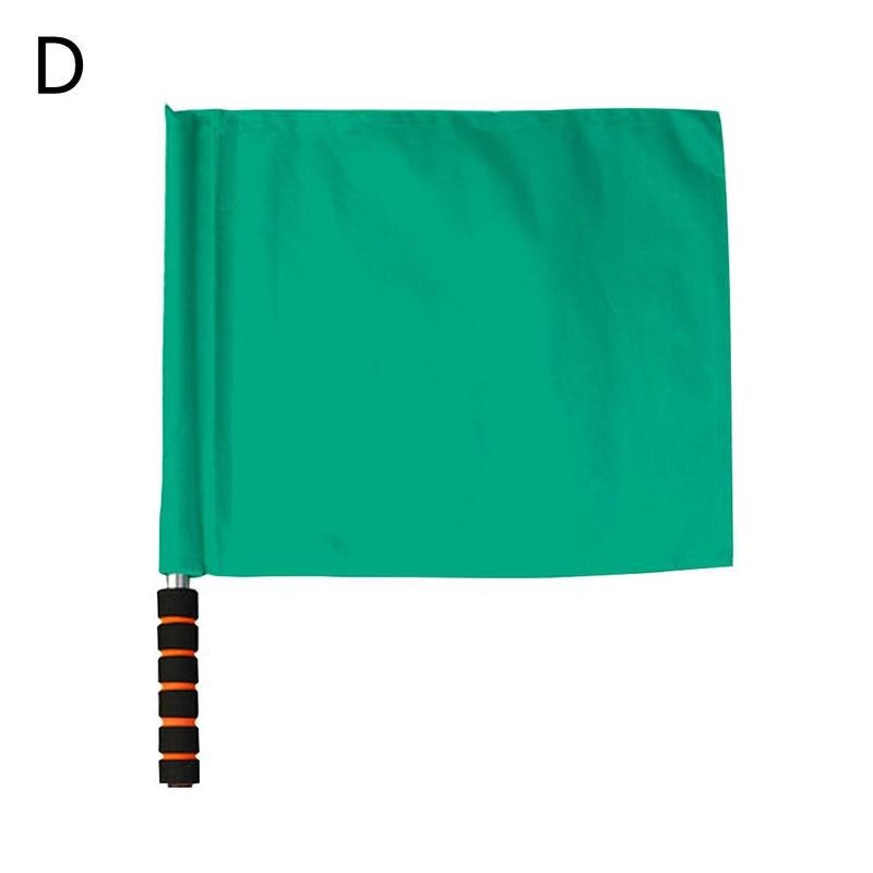 Rot Weiß Gelb Farbe Fußball-schiedsrichter Flagge Fair Play Sport Spiel Fußball Linienrichter Fahnen 3 Farben Fußball-schiedsrichter Flagge: green