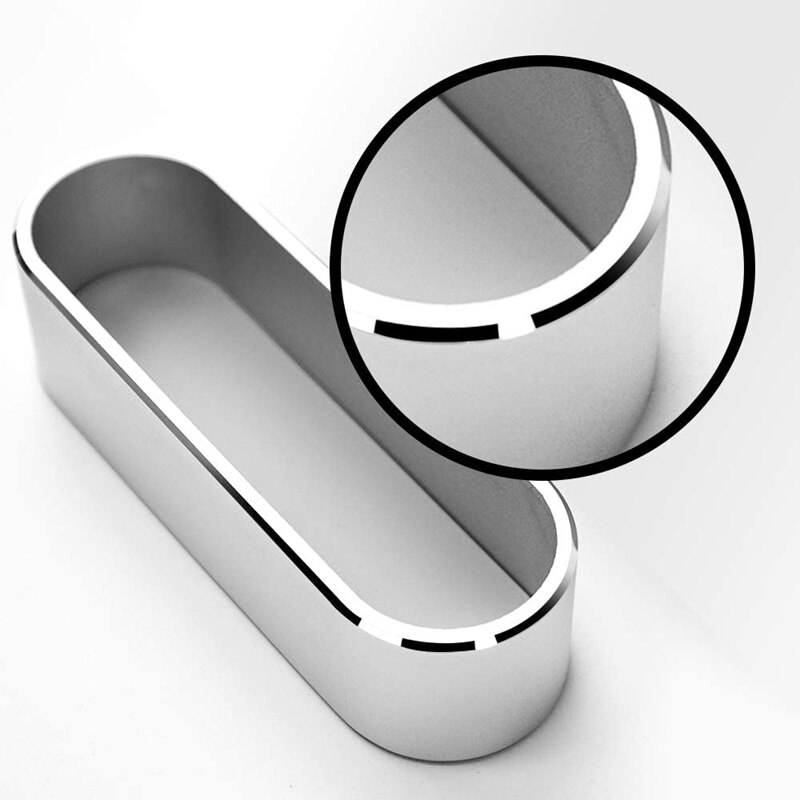 Aluminium Visitenkarte fallen Schreibtisch Aktualisierung Metall Visitenkarte Halfter Ständer Lager Kasten Organizer Container Kasten